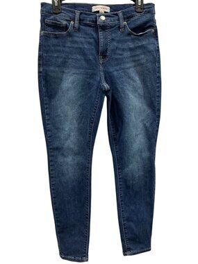 Lucky Brand Skinny Jeans size 8 / 29 Blue Stretch Denim Classic Casual Preppy